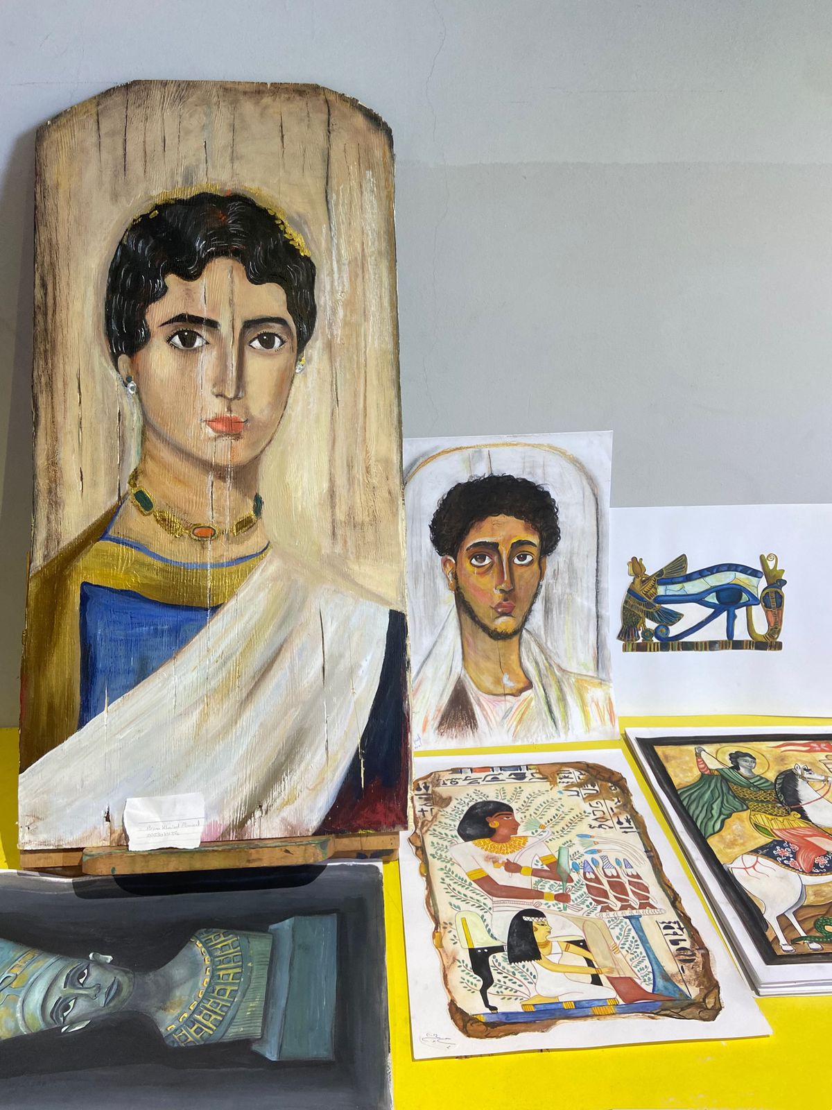A fayum portrait - museum studies