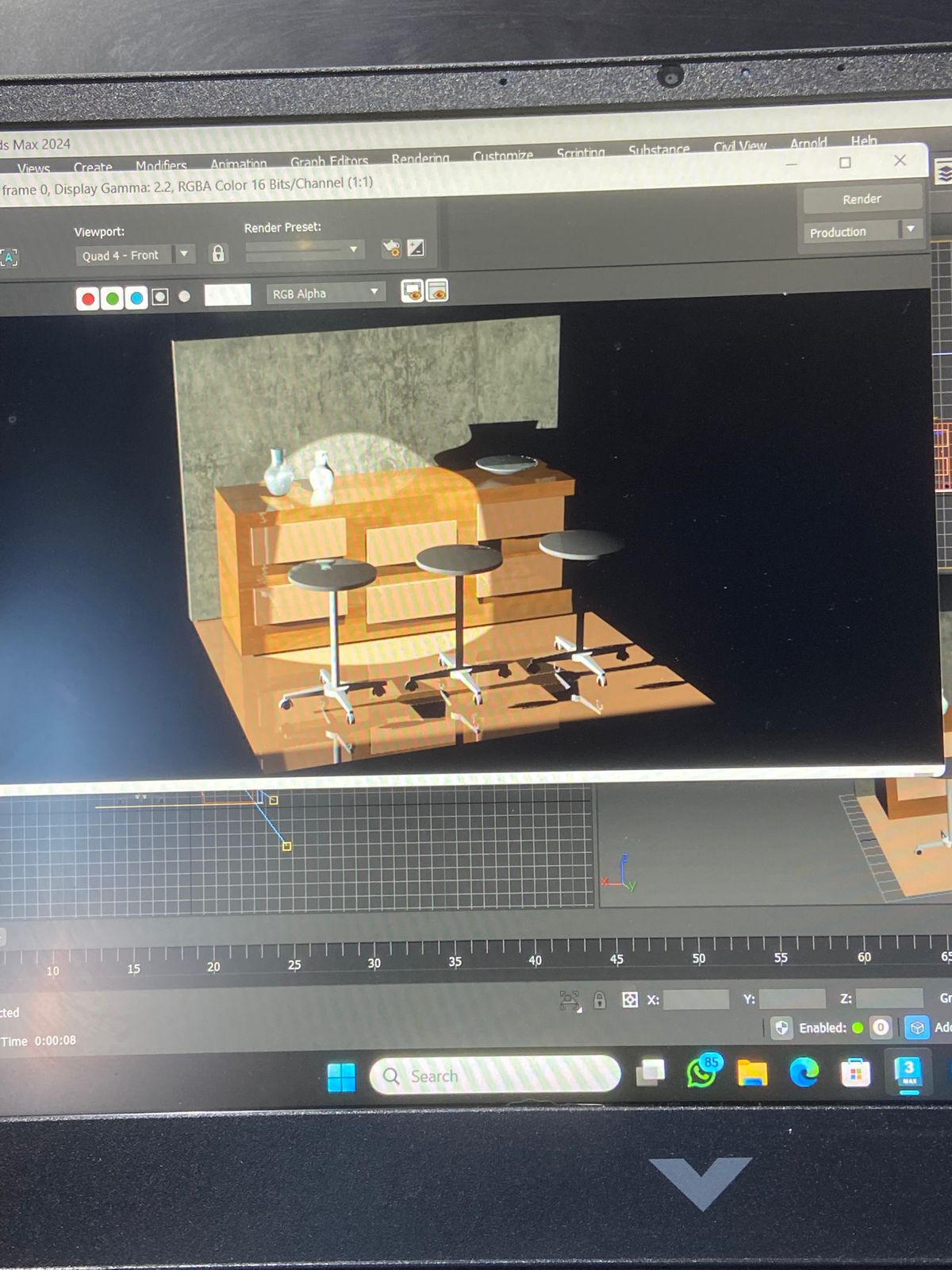 3d max rendering Study - computer graphics ll