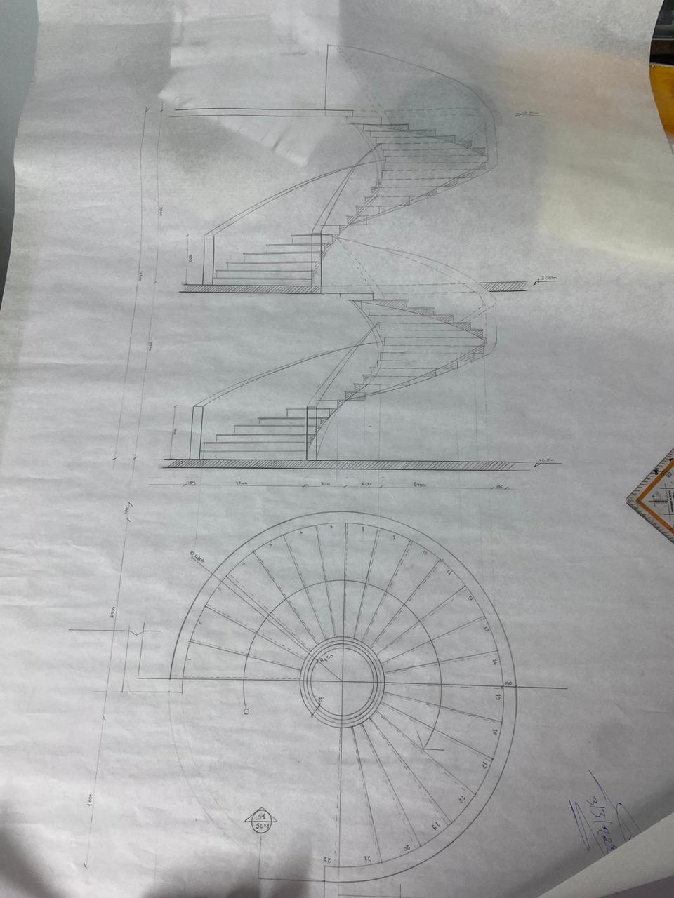 Circular stairs